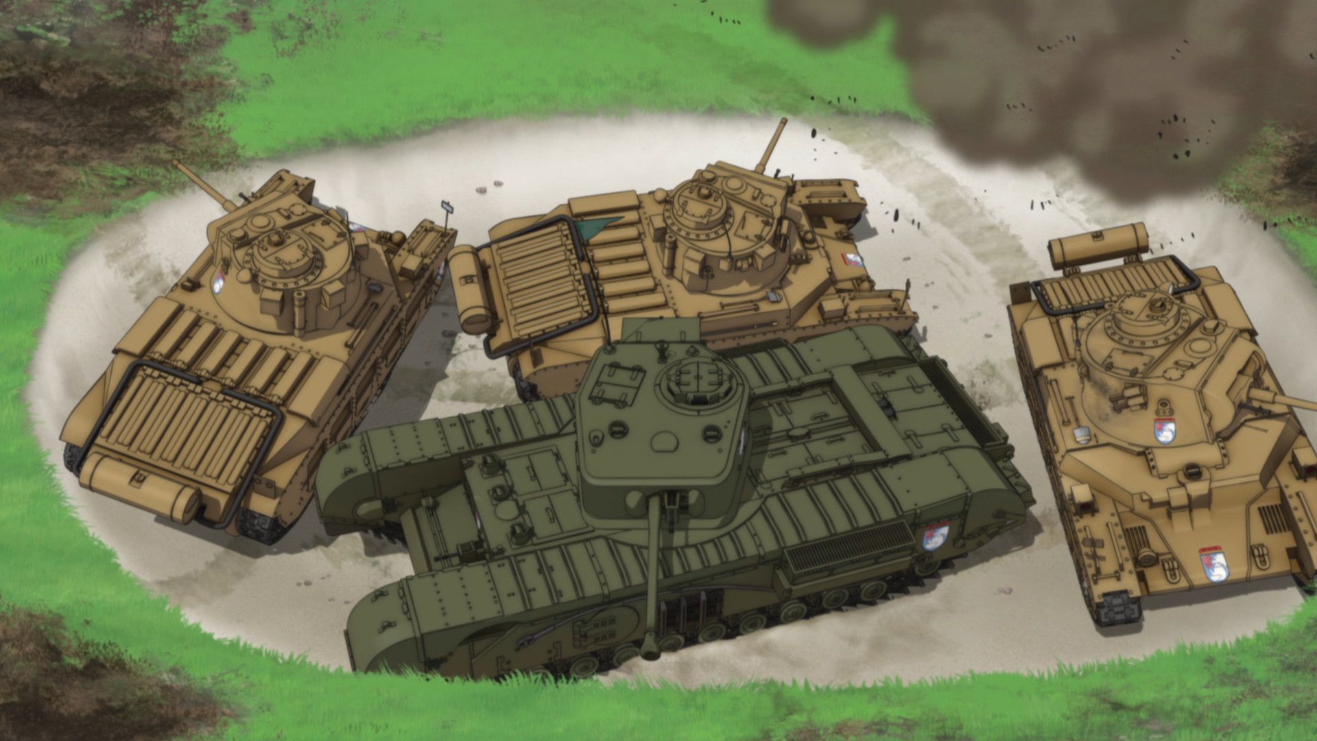 第7回 ダージリン様 この重戦車は難しいです チャーチル歩兵戦車 Mk Vii を Wot で動かす ガールズ パンツァー 好きなら World Of Tanks に来い Game Watch