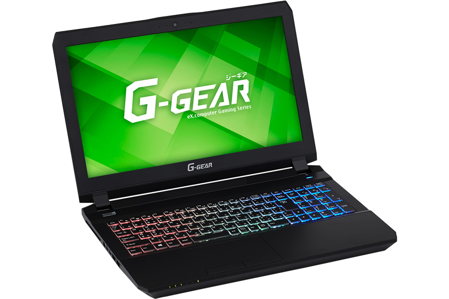G-GEAR ゲーミングノート GTX1070 G-GEAR、「GeForce GTX 1070」やハイレゾ対応DACを搭載したゲーミング