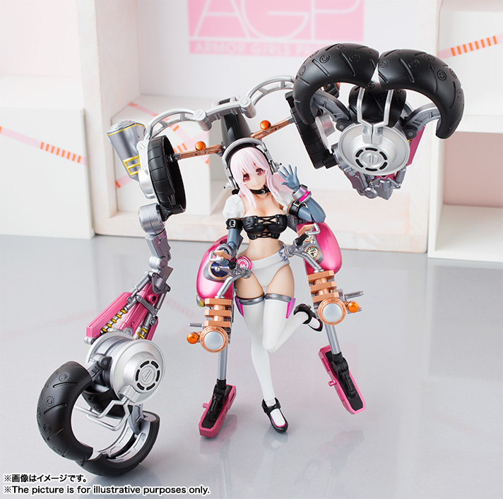 スーパーそに子　バイク　ピンク すーぱーそに子がバイクロボと変形合体! - GAME Watch