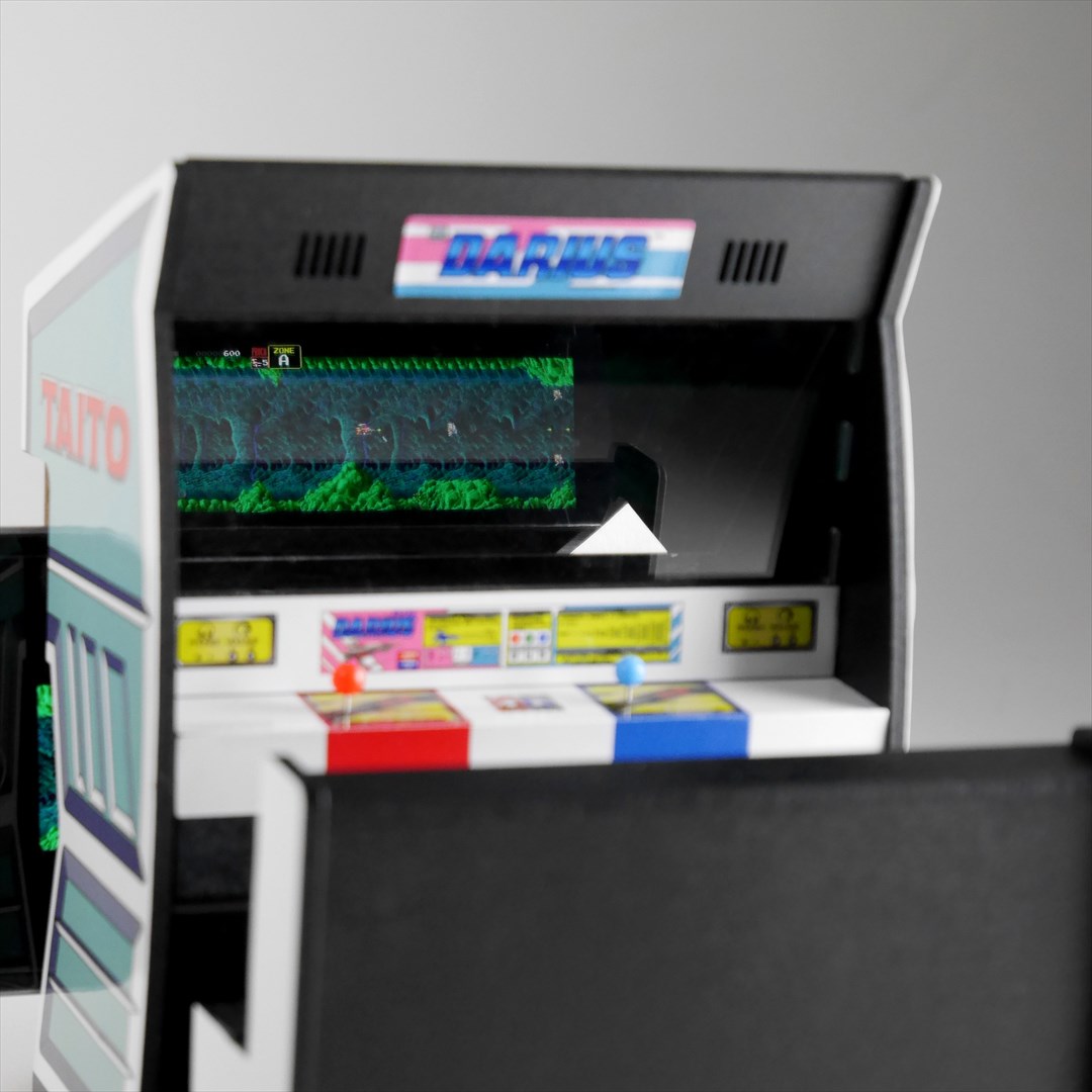 新品未開封品 タイトー TAITO 1/12 ダライアス筐体 スマホスタンド エクストラバージョン ヘルメッツ figma フィギュアーツ 送630円~ ダライアス」のあの筐体を精密再現！「1⁄12 ダライアス筐体スマホ