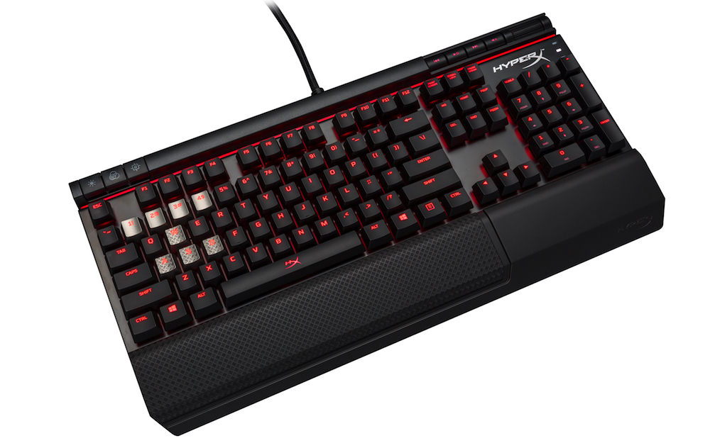 HyperX、Cherry MXスイッチ採用メカニカルキーボードの発売を決定