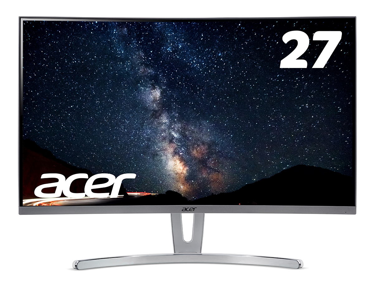 Acer、27型フルHDのフレームレス湾曲ゲーミングモニターを発売 - GAME