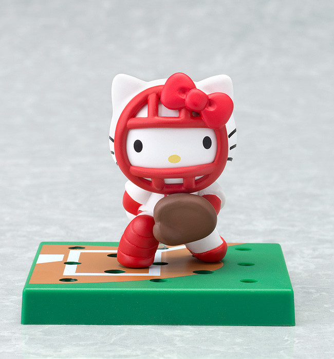野球キティ キティが野球選手に！ 「ねんどろいどぷらす ベースボール