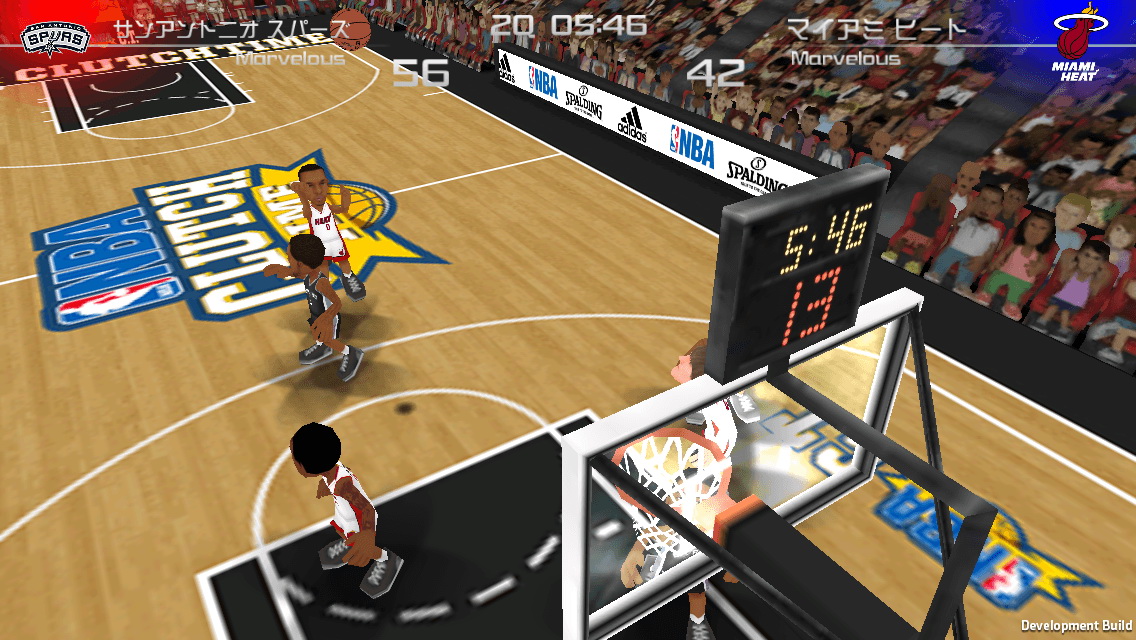 スマホ用バスケマネージメントゲーム「NBA CLUTCH TIME」サービス開始