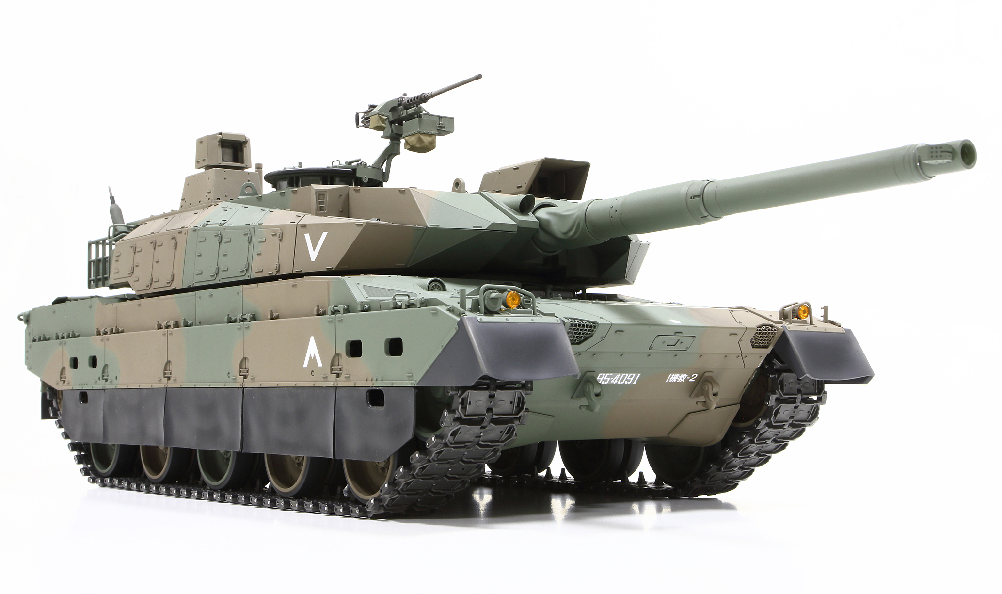 新品/ラジコン戦車/陸上自衛隊10式戦車/前照灯/砲塔旋回/BB弾