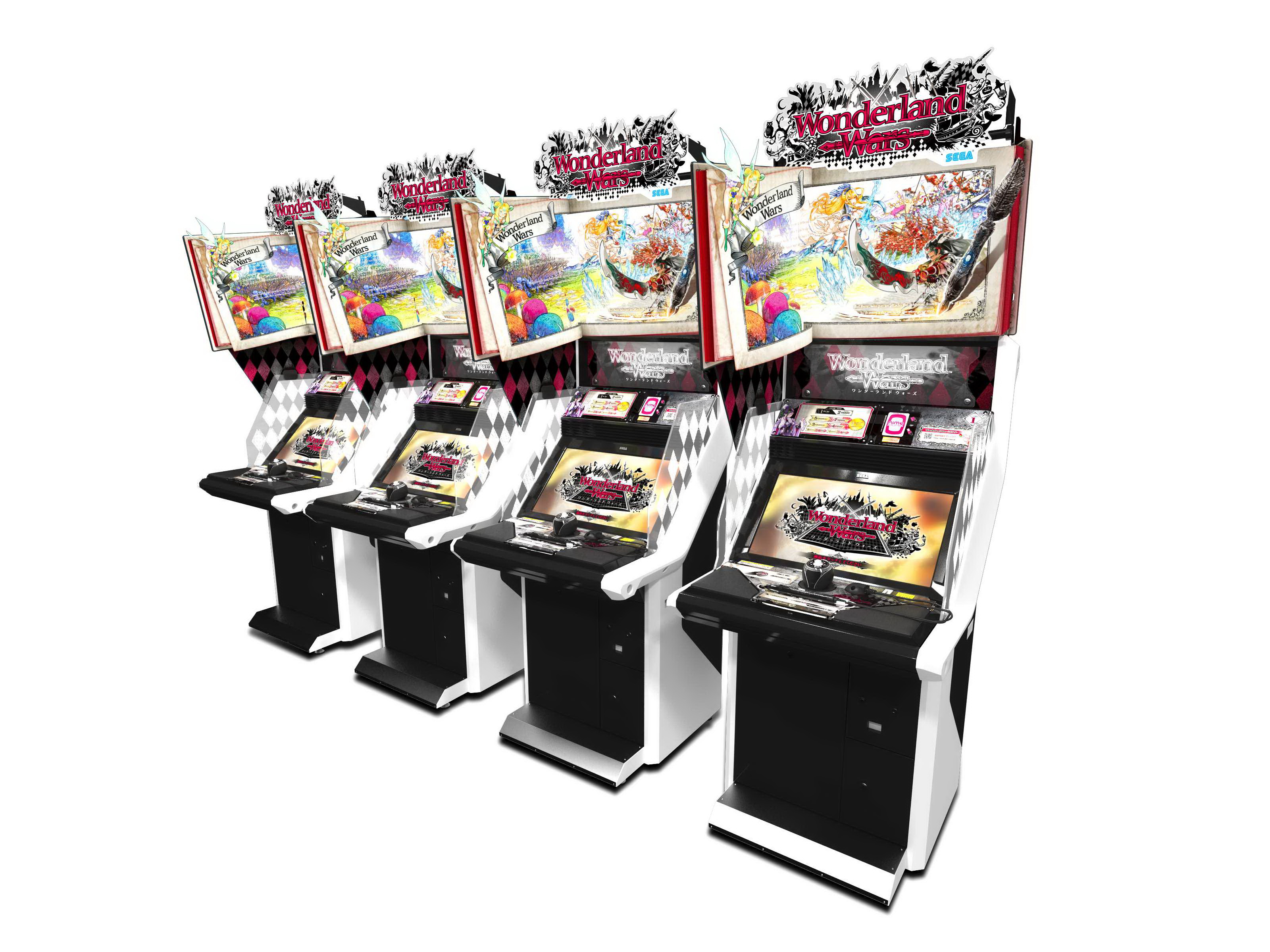 Wonderland Wars」2月19日稼働開始。4対4で協力して敵を倒す！ - GAME