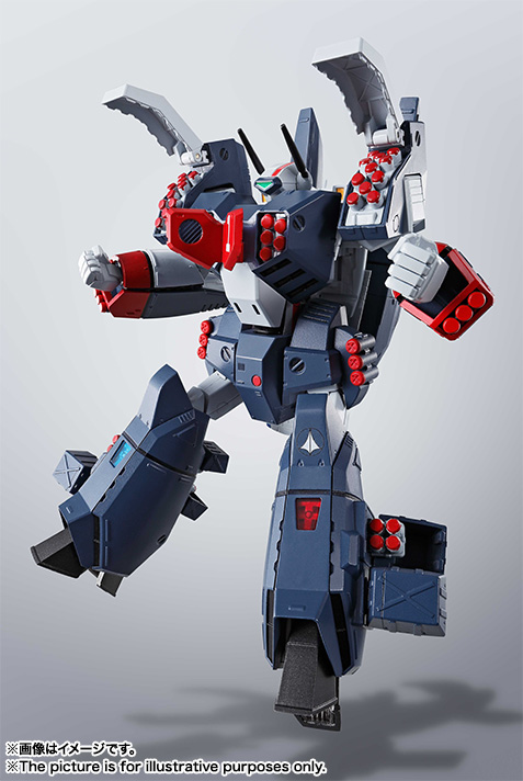 一斉射撃シーンも再現！ 「HI-METAL R VF-1J アーマードバルキリー