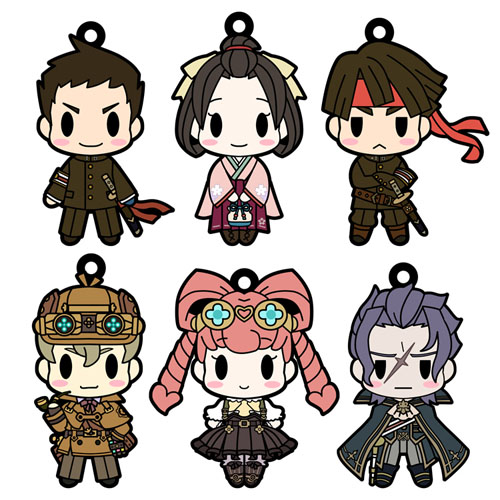 大逆転裁判 -成歩堂龍ノ介の冒險-」ラバーストラップコレクション発売