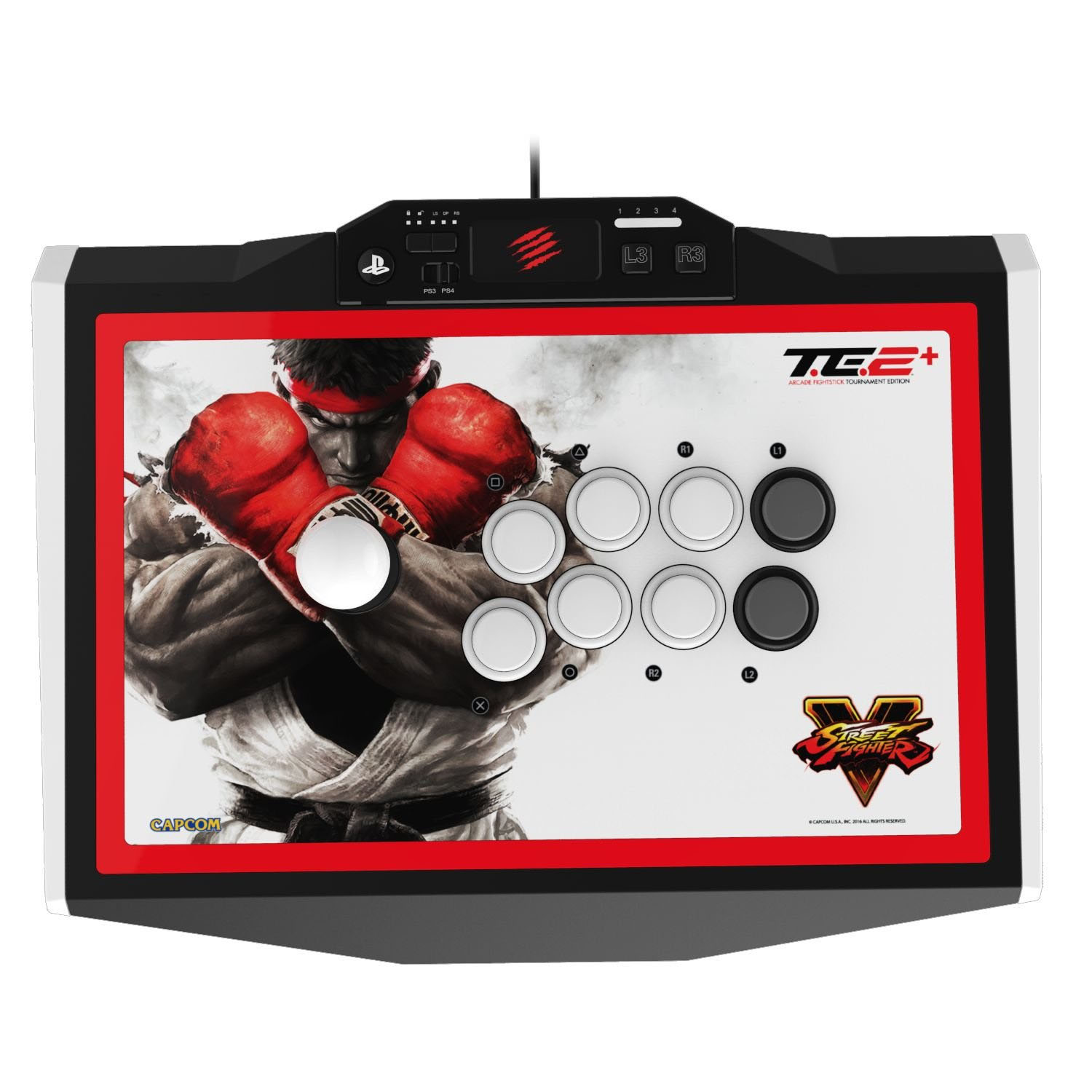 Mad Catz アーケードコントローラー E.G.O. 静音改造品 