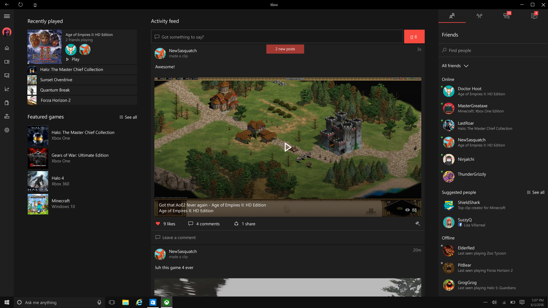 拡大画像 Xbox Liveを軸に融合するxbox Oneとwindows 10 4 9 Game Watch