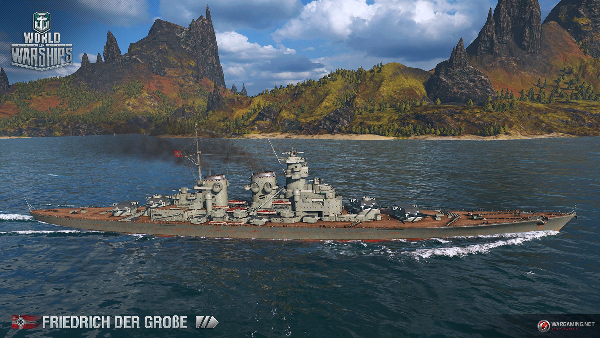 拡大画像 インタビュー ドイツ戦艦ツリーついに実装 World Of Warships インタビュー 9 14 Game Watch