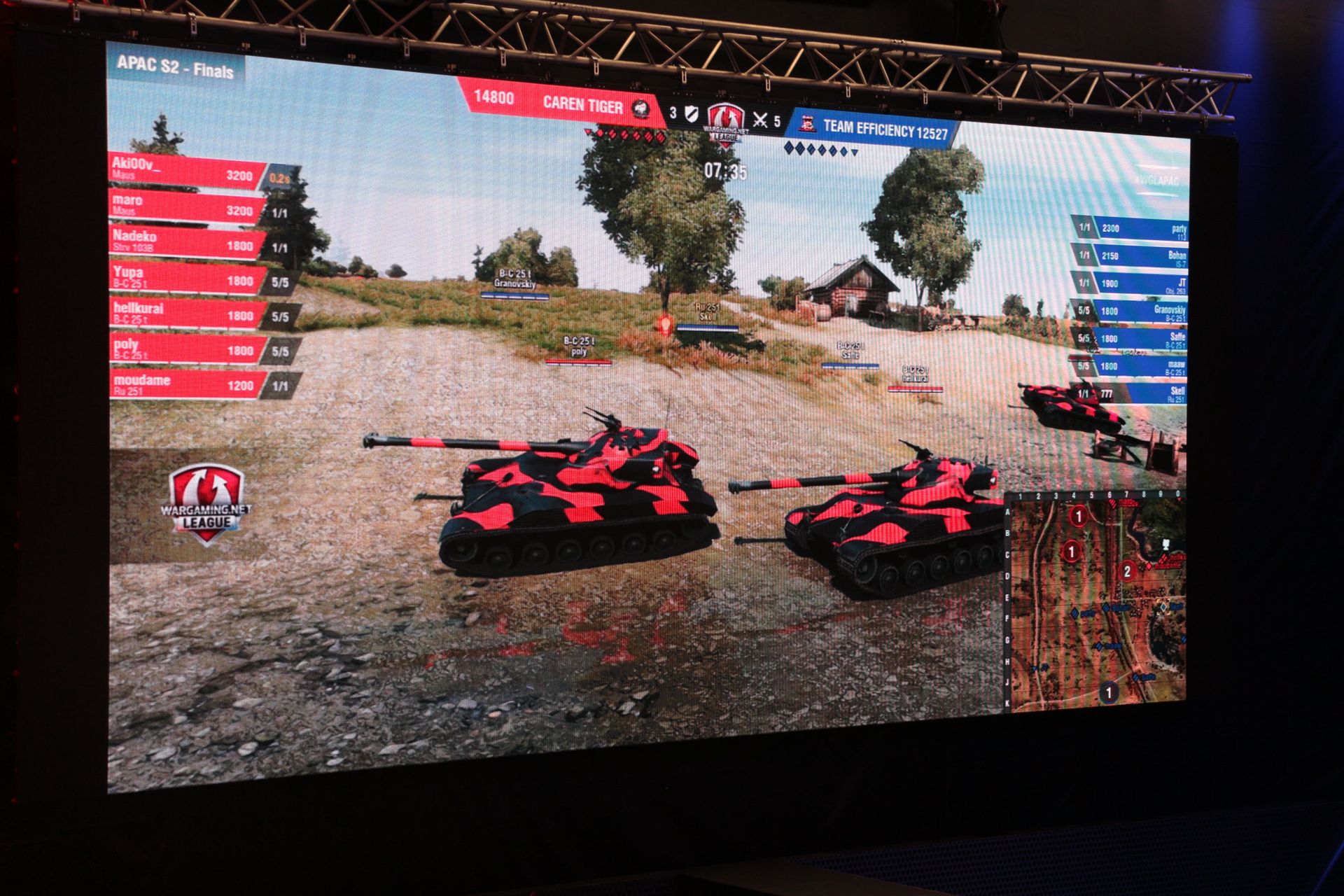 拡大画像 World Of Tanks のアジア大会 Wgl Apac シーズン Ii ファイナル 開幕 13 15 Game Watch