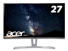 Acer 27型フルhdのフレームレス湾曲ゲーミングモニターを発売 Game Watch