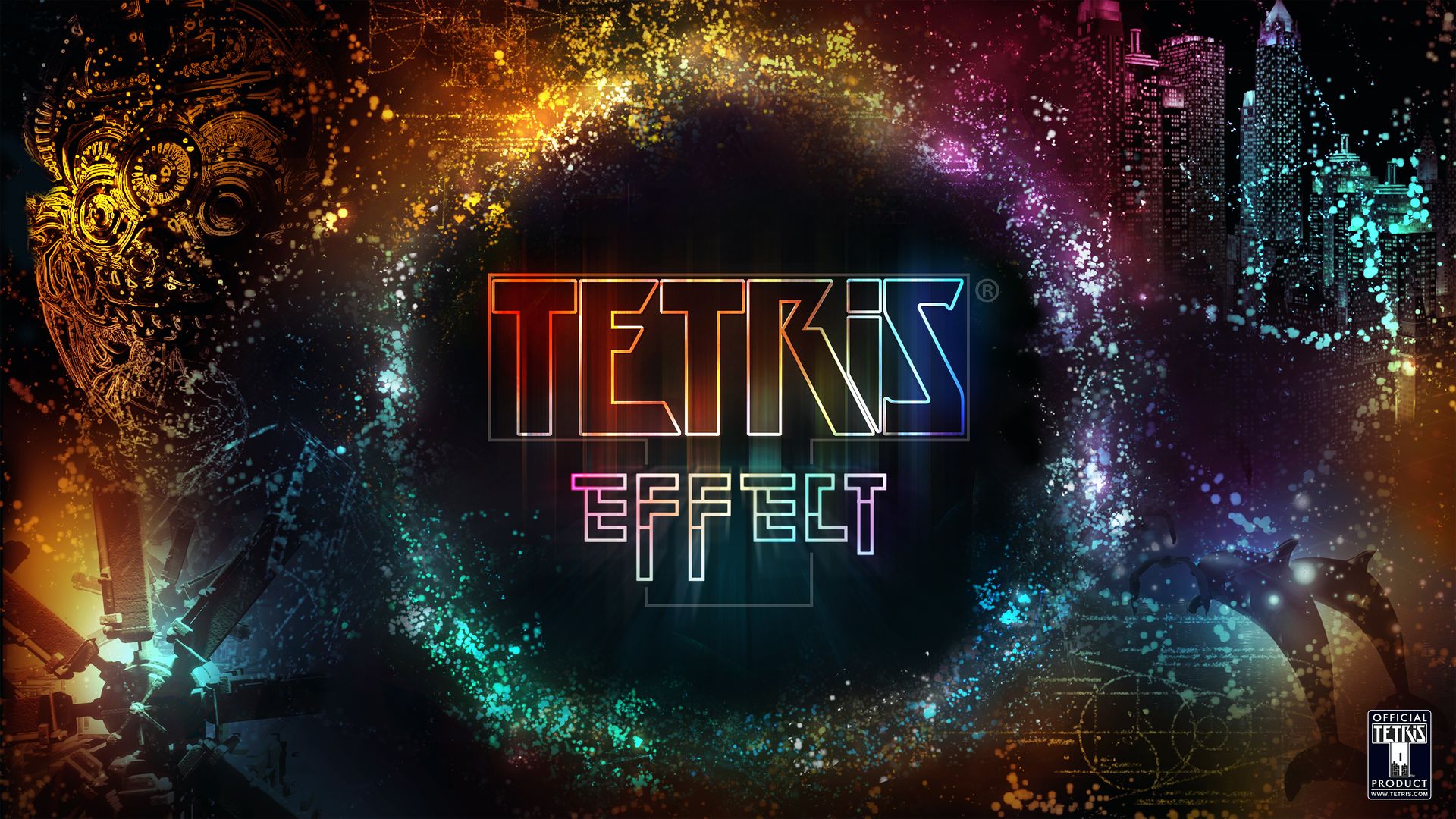 拡大画像 めくるめく映像体験で綴られる新しい テトリス Ps4 Tetris Effect 18年秋発売 1 6 Game Watch