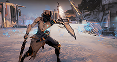 Pc Warframe フォーチュナー にアップデート プロフィット テイカー を実装 巨大ロボスパイダーをアークウィングの武装で薙ぎ払え Game Watch