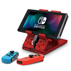 ホリ スーパーマリオ と スプラトゥーン モチーフのnintendo Switchスタンド発売決定 Game Watch