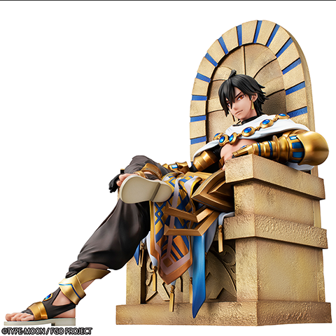 メガハウス Fgo より太陽王 オジマンディアス を立体化 玉座に至るまで緻密に描かれた造形美を拝謁せよ Game Watch