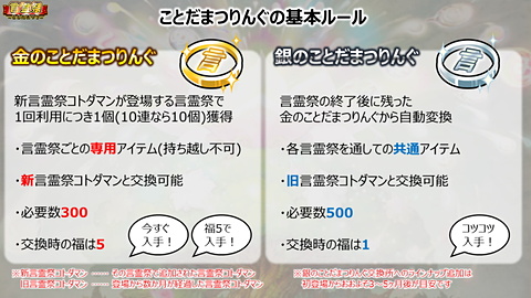 最大416回無料で引けるしょうかんなどイベント続々 コトダマン Game Watch