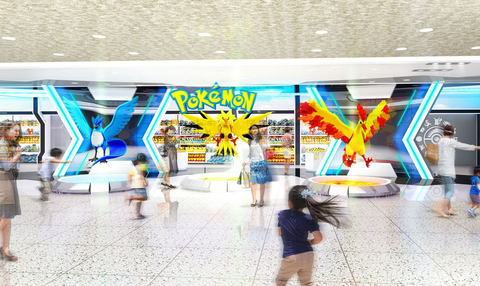 店頭で実寸大のポケモンたちがお出迎え 大丸心斎橋店 本館に ポケモンセンターオーサカdx ポケモンカフェ が9月日オープン Game Watch