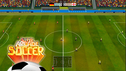 シンプル操作でサッカーを楽しめるswitch Super Arcade Soccer 本日発売 Game Watch