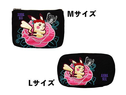 ポケモン と Anna Sui がコラボ 花かんむりをつけて頬をローズに染めたピカチュウがデザインされたトートバッグなどが登場 Game Watch