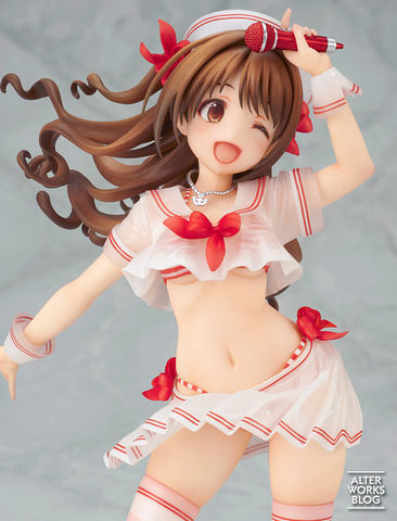 うっすら透けてみえる縞模様 ほぼ水着 の 島村卯月 のフィギュアが再販決定 Game Watch