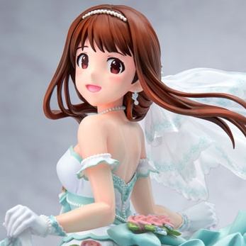 圧倒的ボリュームのウエディングドレスがすごい ミリマス より 田中琴葉 のフィギュアが本日より予約受付開始 Game Watch