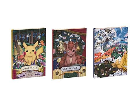 ポケモン博士の観察手帳をイメージした幻想的なイラストのグッズがポケモンセンターに登場 Game Watch