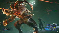 Final Fantasy Vii Remake 実機プレイで召喚獣 イフリート との共闘を披露 Game Watch