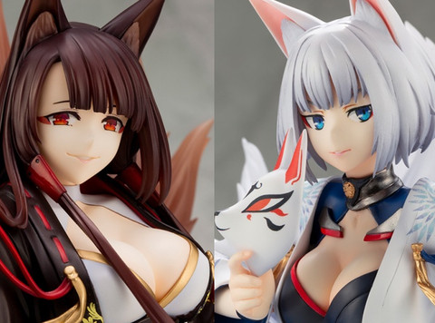 なびくスカートがキワドすぎる アズレン の 赤城 と 加賀 フィギュアの再販が決定 Game Watch