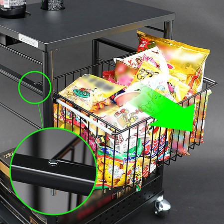 長時間のゲームもストレスなくhp回復 エナドリからカップ麺までまるっと収納できるサイドワゴンが登場 Game Watch