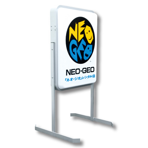 哀愁漂う Neo Geoレンタル店 のスタンドサインが販売中 受注は10月31日まで Game Watch