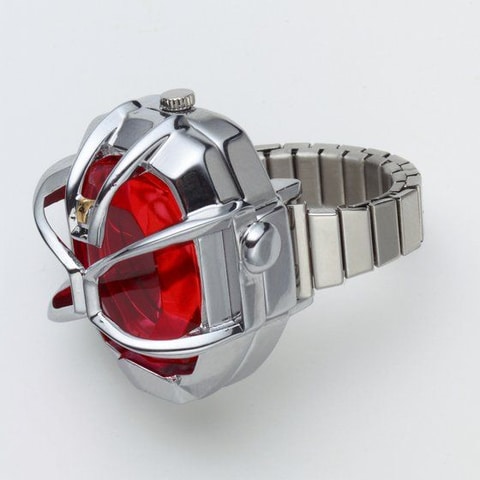 仮面ライダーウィザード より フレイムウィザードリングの形状を再現した指輪腕時計が販売中 Game Watch
