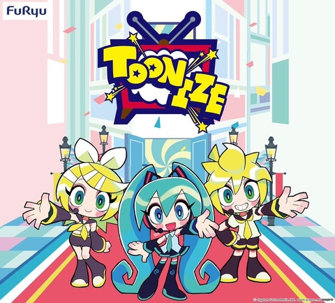 初音ミクがカートゥーン風に フリュー 新フィギュアブランド Toonize を発表 Game Watch