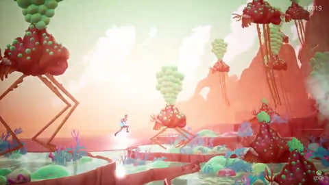 サイケデリックな不思議ワールドが舞台のアクション The Artful Escape Game Watch