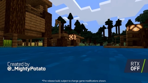 Windows10版 Minecraft レイトレーシング対応で映像表現が大きく進化 年実装予定の映像公開 Game Watch