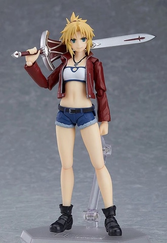 ジャケットなしの交換用パーツが付属 Fate Apocrypha より アクションフィギュア Figma 赤 のセイバー 私服ver 発売決定 Game Watch