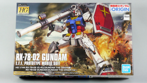 Hg 1 144 Rx 78 02 ガンダム Gundam The Origin版 レビュー Game Watch