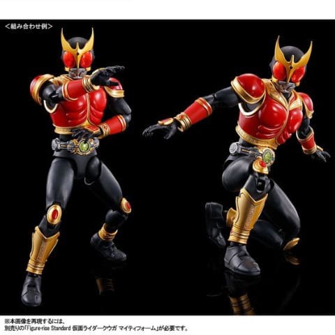 黒と金のボディにアクション性をプラス Figure Rise Standardに 仮面ライダークウガ アメイジングマイティ が登場 Game Watch