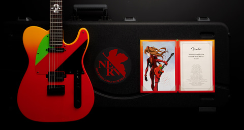 エヴァ より アスカをイメージしたギター Evangelion Asuka Telecaster が発売決定 Game Watch