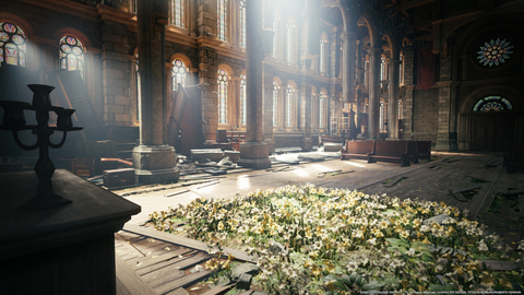 今日の会議は 蜜蜂の館 で Ffvii Remake Web会議用バーチャル背景配布開始 Game Watch