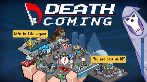 可愛らしい絵柄の死神パズル Death Coming がepic Gamesストアで無料