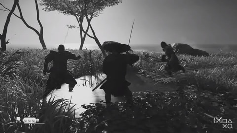 Ghost Of Tsushima 往年の日本映画リスペクトの白黒表示モードを搭載 Game Watch