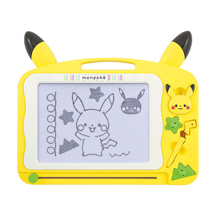 ポケモンのベビーブランド モンポケ にピカチュウのおえかきボードが登場 Game Watch