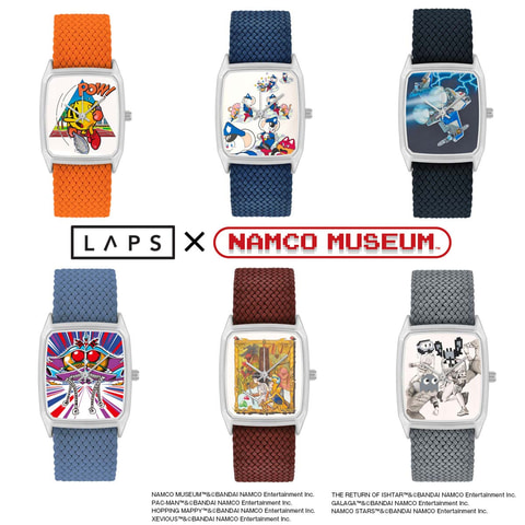 ナムコミュージアム パリのアートウォッチブランド ラプス がコラボ Game Watch