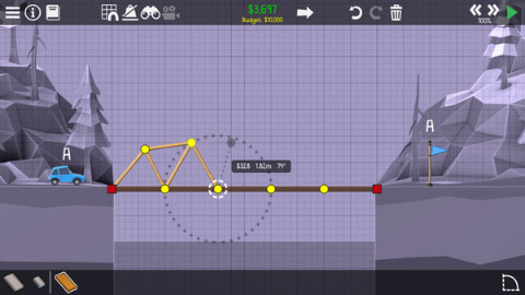物理演算で橋を建設 Steam用シミュレーションパズル Poly Bridge 2 本日発売 Game Watch