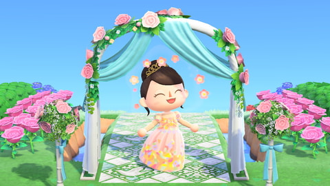 あつ森 結婚式 でジューンブライドに Yumi Katsuraが あつ森 マイデザインドレスを無料配布 Game Watch