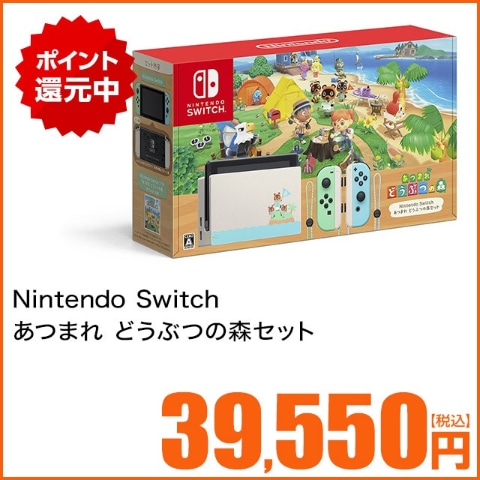特価大人気 Nintendo Nintendo Switch あつまれ どうぶつの森セットの