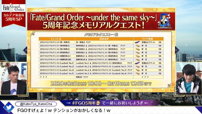 アルトリア キャスター登場 Fgo カルデア放送局 5周年sp にて最新情報を公開 Game Watch