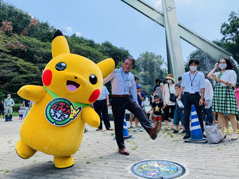 ポケモンマンホール ポケふた 6種類が町田市の芹ヶ谷公園に登場 Game Watch